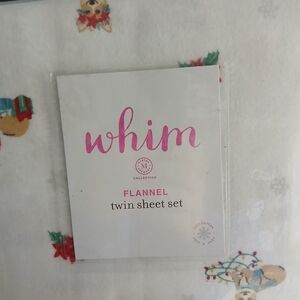 Whim Flannel Twin Sheet Set